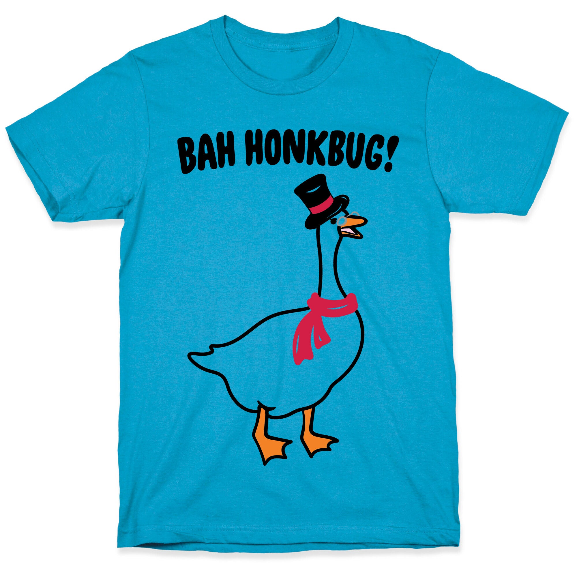 Bah Honkbug Goose Scrooge Parody Unisex Triblend Tee